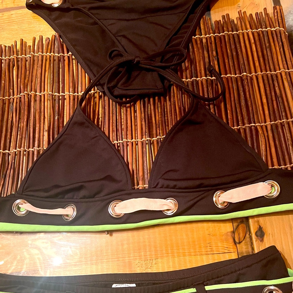 Lucky Brand Co Bathing Suits 5 Piece Set Sz L - Picture 4 of 8